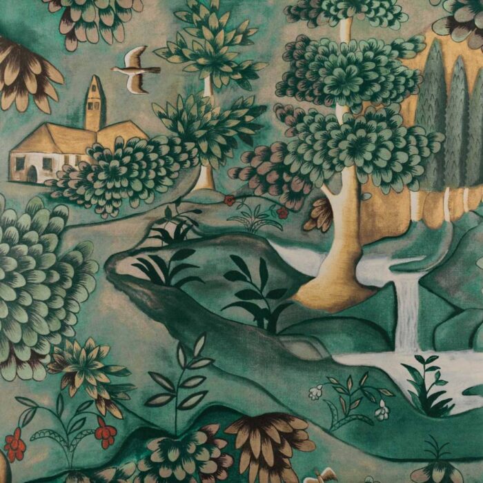 Verdure Wallpaper - Tapestry Green swatch