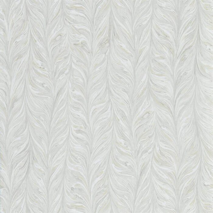 Ebru II Wallpaper - Snow swatch