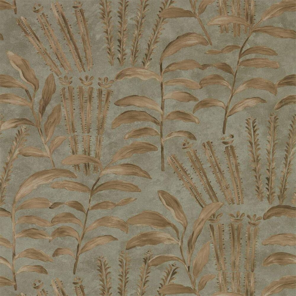 Highclere Wallpaper - Olivine by Highclere Wallpaper - Olivine from