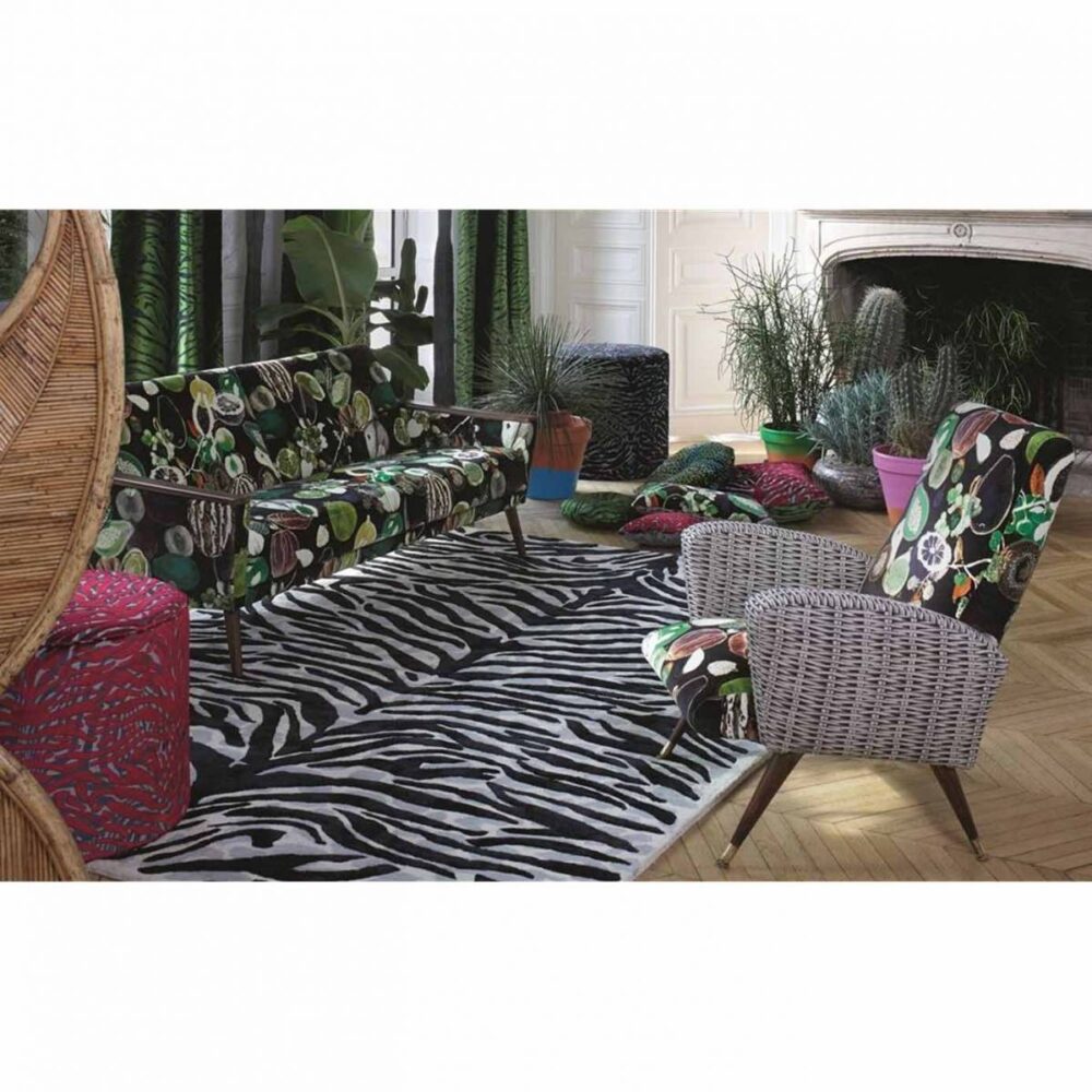 Soft Manaos Fabric - Onyx from