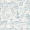 blue animal wallpaper from zoffany