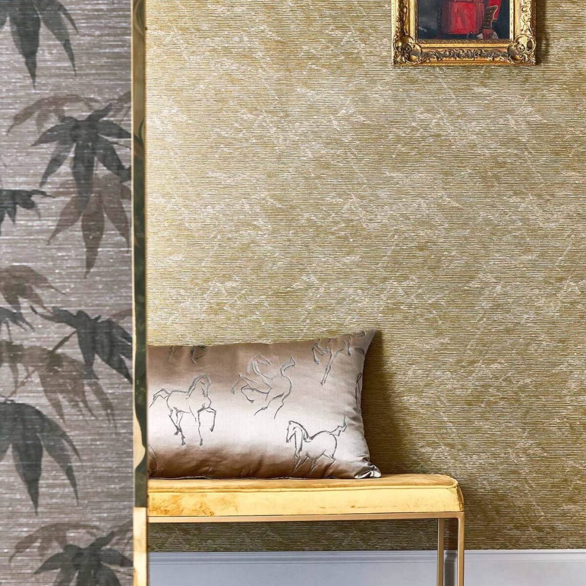 Kensington Grasscloth Wallpaper - Duck Egg by Kensington Grasscloth Wallpaper - Duck Egg from