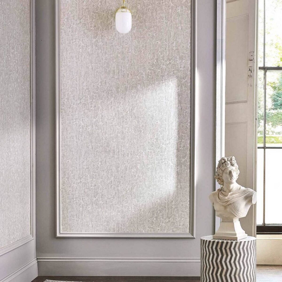 Moresque Glaze Wallpaper - Mineral by Moresque Glaze Wallpaper - Mineral from