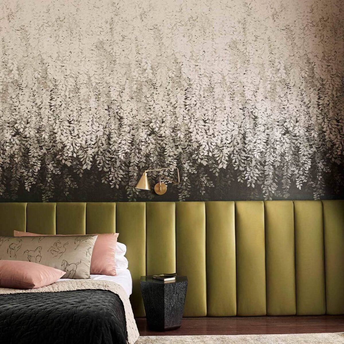 Tyndall Wallpaper - Vine Black by Tyndall Wallpaper - Vine Black from