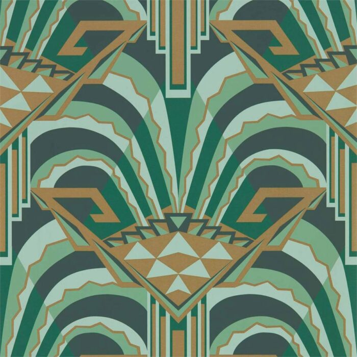 Conway Wallpaper - Poison swatch