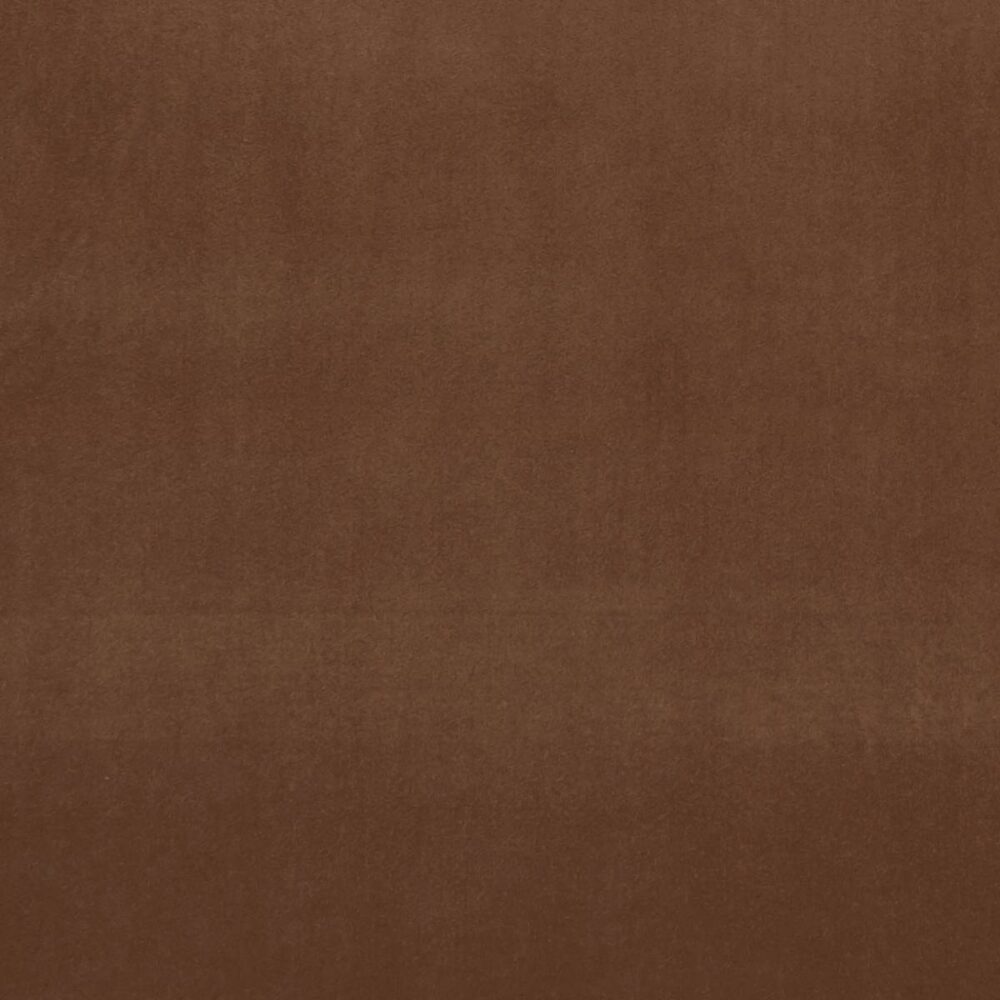 Alvar Fabric - Henna by brown plain velvet-chenille fabric from Clarke & Clarke