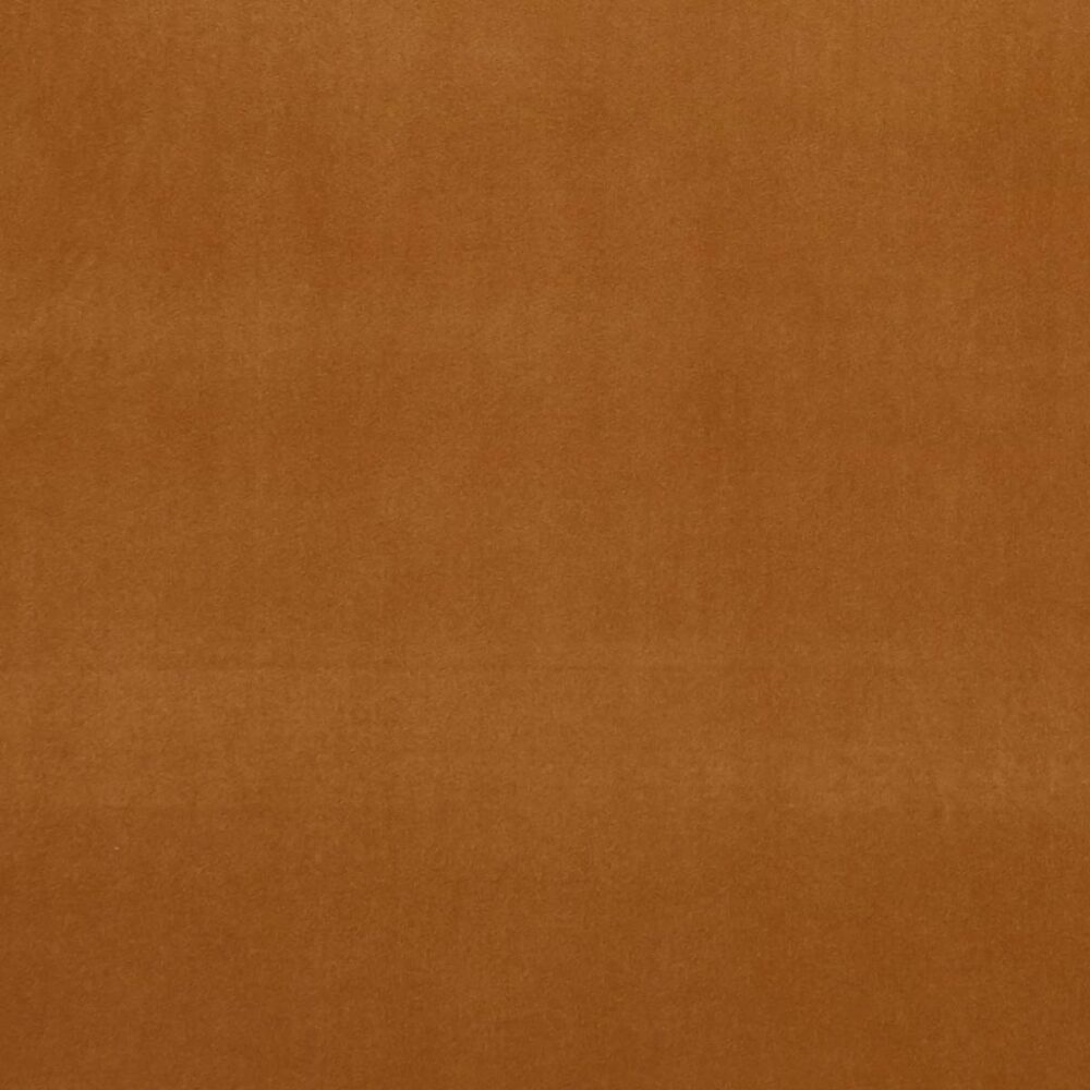 Alvar Fabric - Nutmeg by orange plain velvet-chenille fabric from Clarke & Clarke
