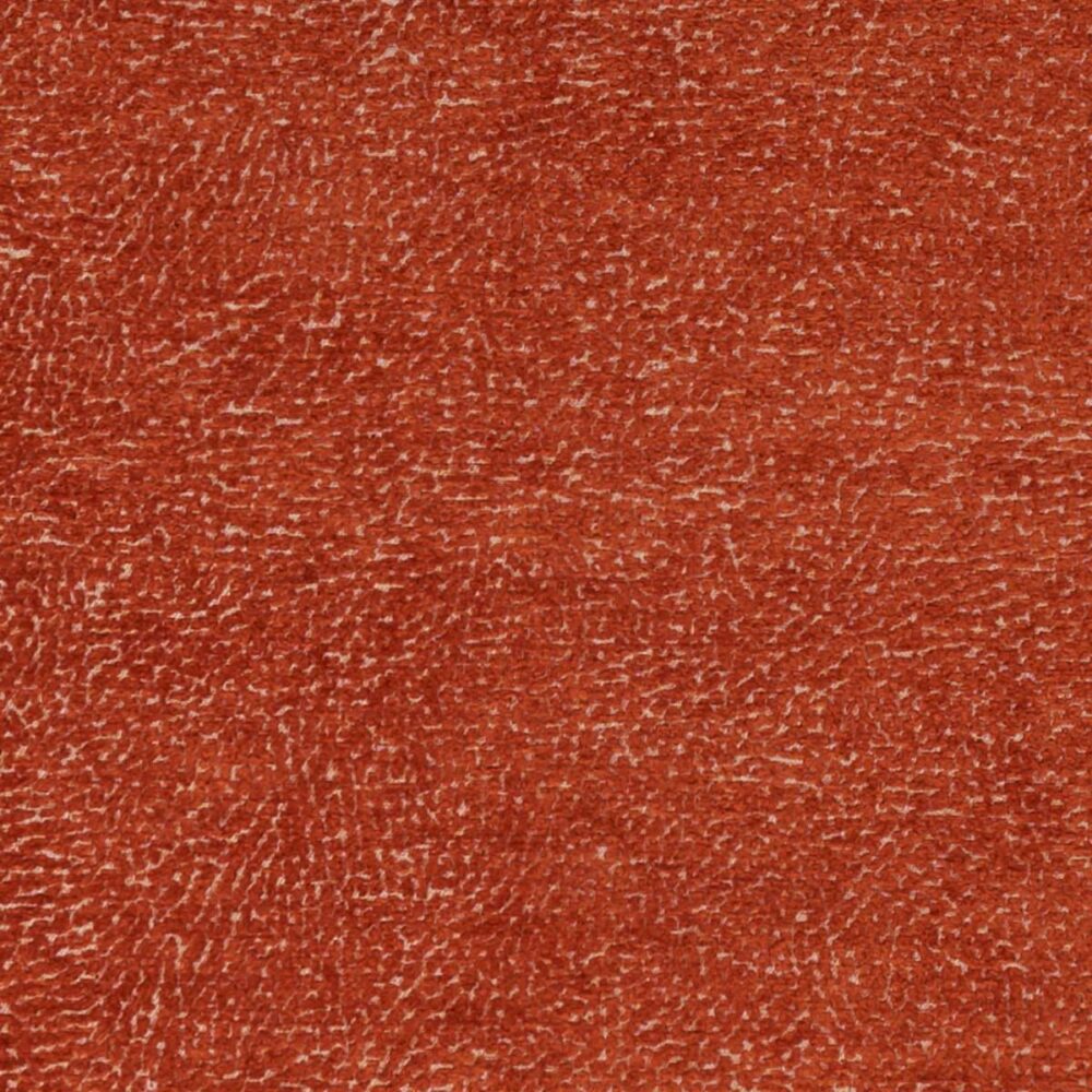 Mason Fabric - Spice by orange plain velvet-chenille fabric from Clarke & Clarke