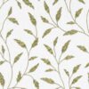 green botanical embroideried fabric from Clarke & Clarke