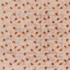 orange geometric velvet-chenille fabric from Camengo