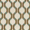 green geometric misc fabric from Camengo
