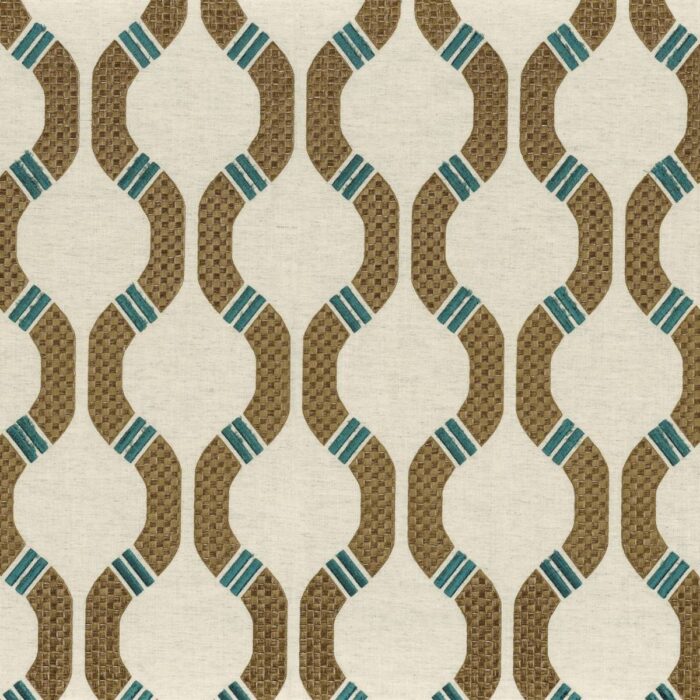 Nouvelle Orleans Fabric - Emeraude swatch