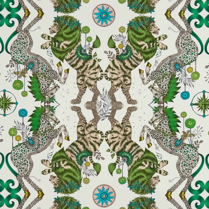 Caspian Fabric - Lime swatch