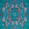 blue animal velvet-chenille fabric from Emma Shipley