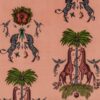 multicolour animal velvet-chenille fabric from Emma Shipley