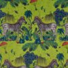 multicolour animal velvet-chenille fabric from Emma Shipley