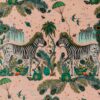 multicolour animal velvet-chenille fabric from Emma Shipley