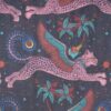 multicolour animal velvet-chenille fabric from Emma Shipley