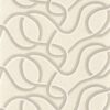 black-grey contemporary embroideried fabric from Camengo