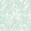 green botanical voile-sheer fabric from Camengo