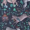 multicolour animal velvet-chenille fabric from Emma Shipley