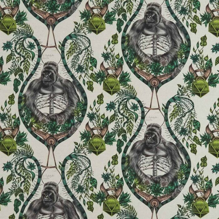 Silverback Linen Fabric - Nude swatch