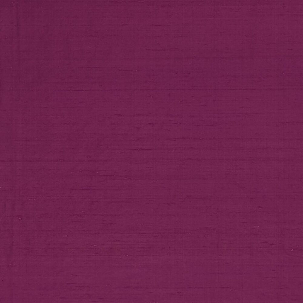 Sylph Fabric - Magenta by purple plain woven fabric from Emma Shipley