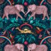 multicolour animal cotton fabric from Emma Shipley