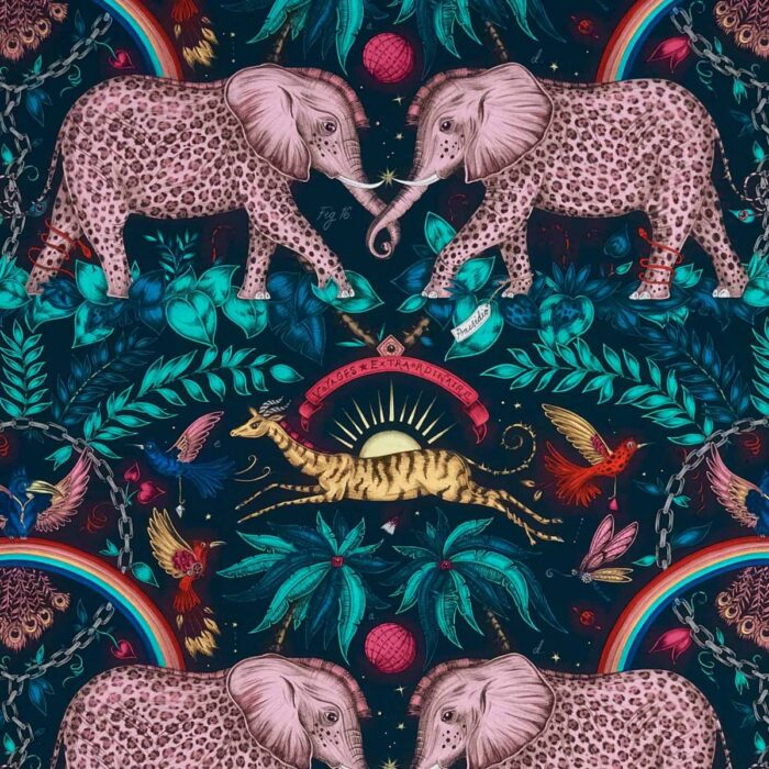 Zambezi Fabric - Navy swatch