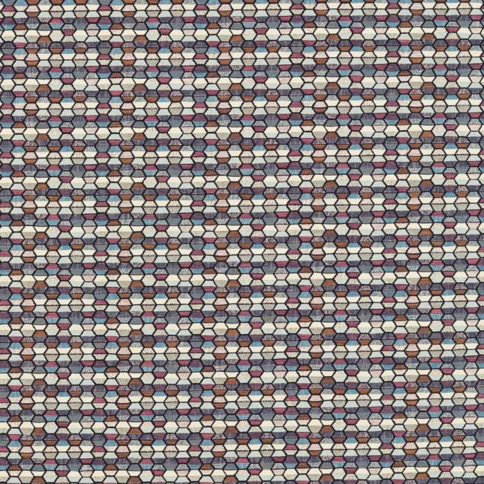 Cosmic Fabric - Mineral / Raspberry swatch