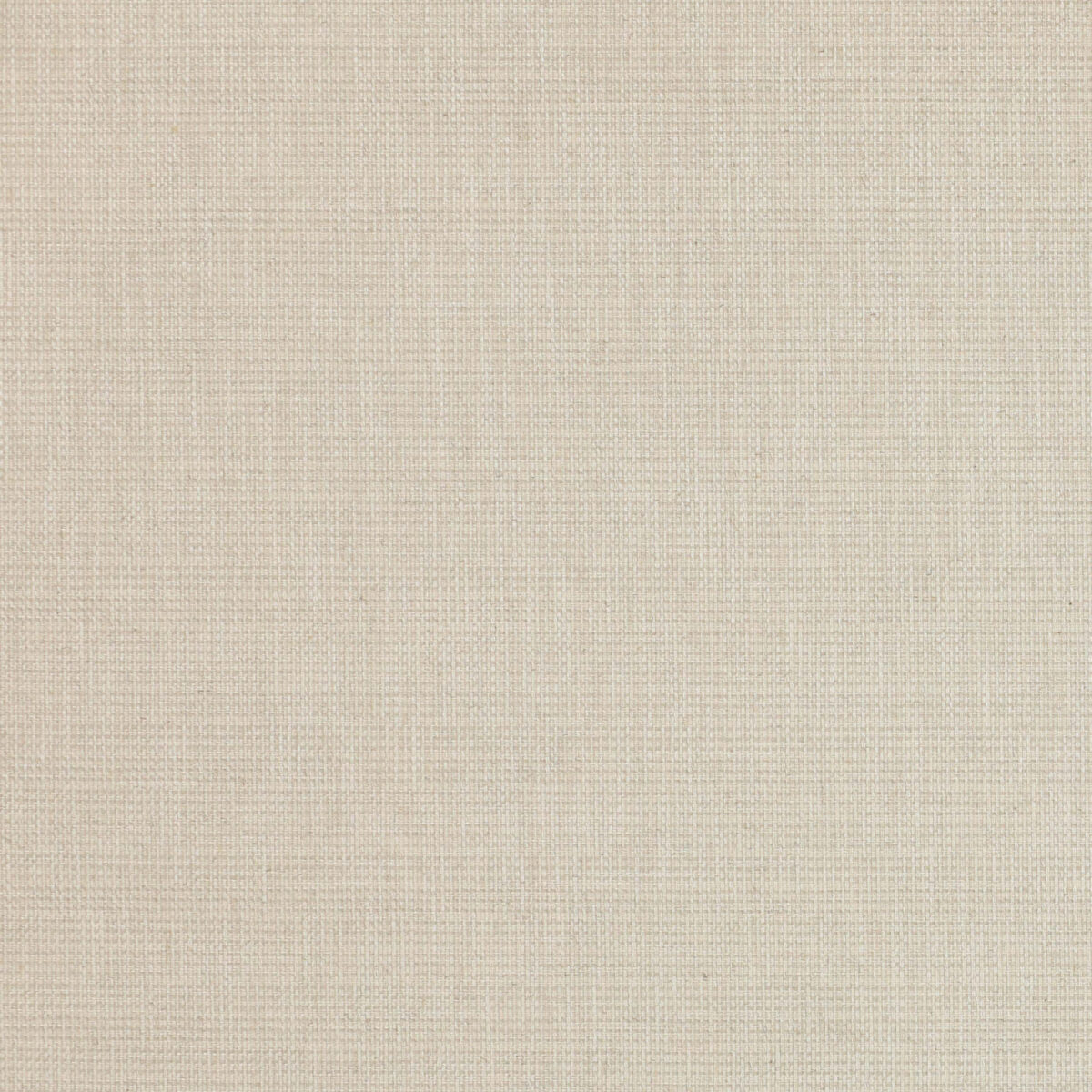 Melo Fabric - Natural by white plain woven fabric from Jane Churchill
