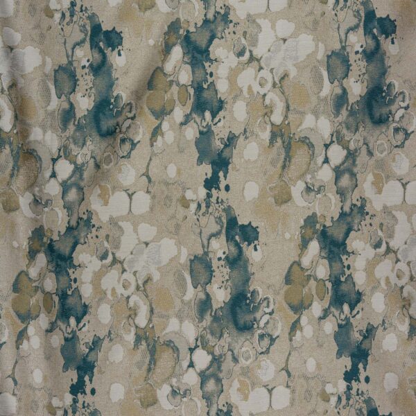 Laverne Fabric - Duck Egg by blue misc jacquard fabric from Porter & Stone