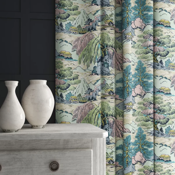 Yanagi Velvet Fabric - Bright Pastel from
