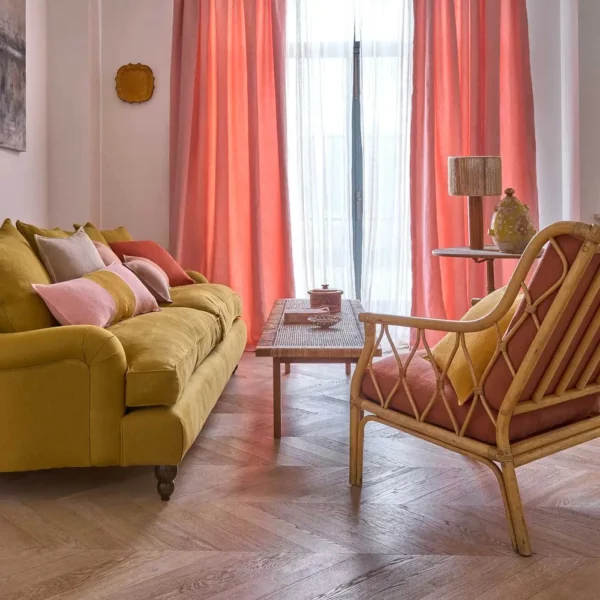 Elba Fabric - Eggshell from