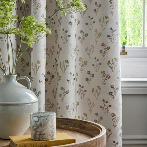 Fleur Fabric - Ochre by Fleur Fabric - Ochre from