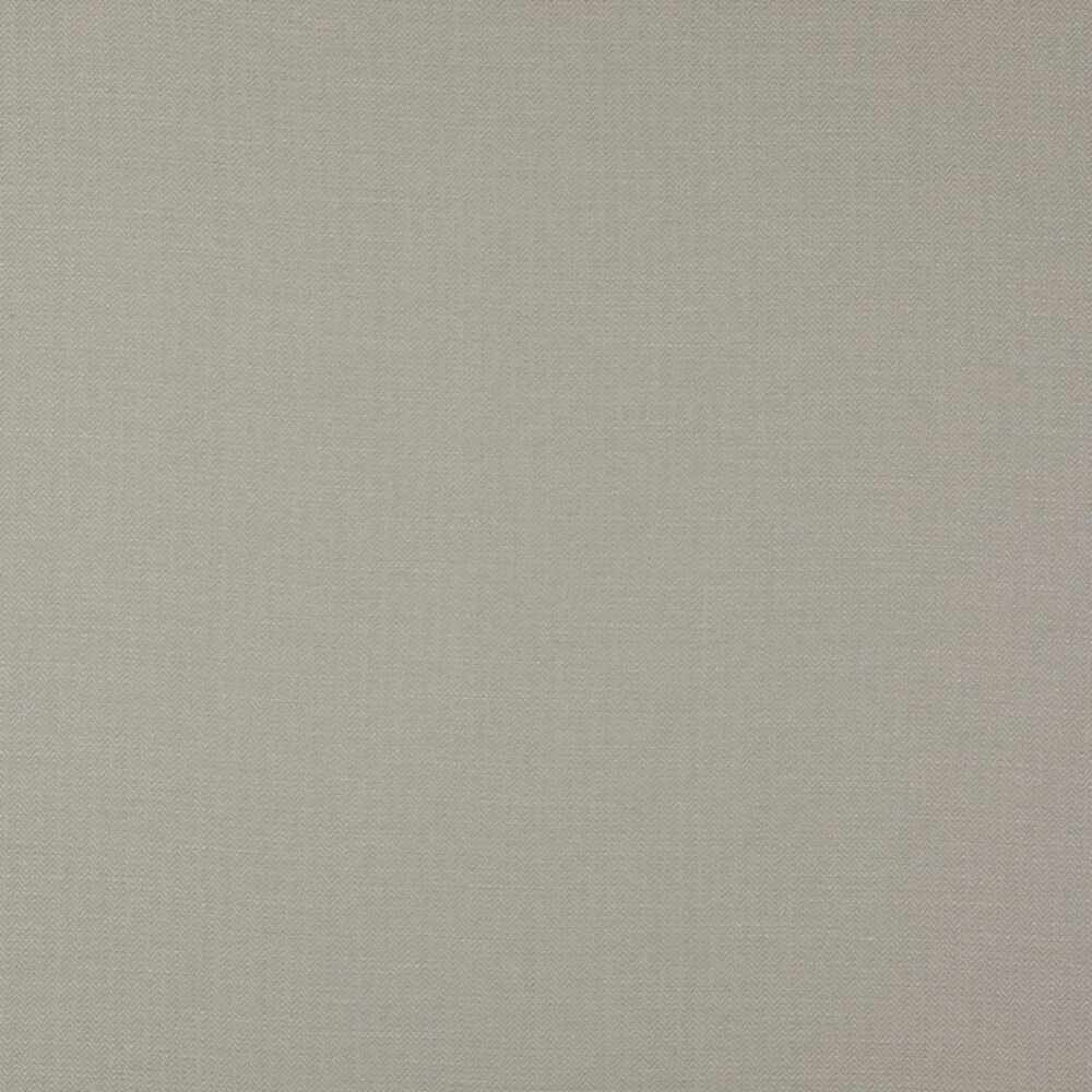 Jenson Fabric - Silver by black-grey geometric linen fabric from Colefax & Fowler