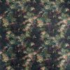 green botanical velvet-chenille fabric from Clarke & Clarke