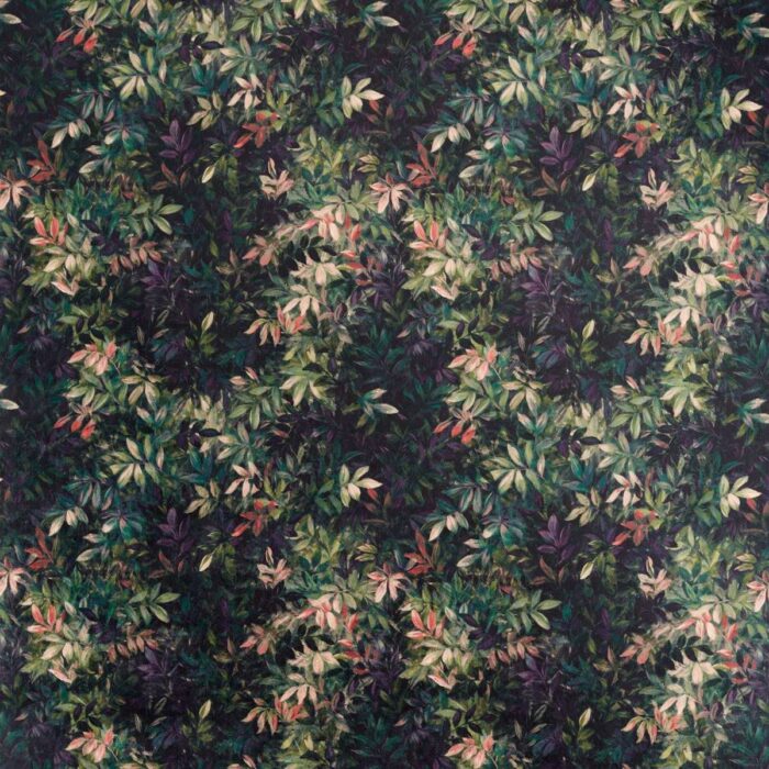 Congo Fabric - Amethyst / Emerald swatch