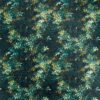 green botanical velvet-chenille fabric from Clarke & Clarke