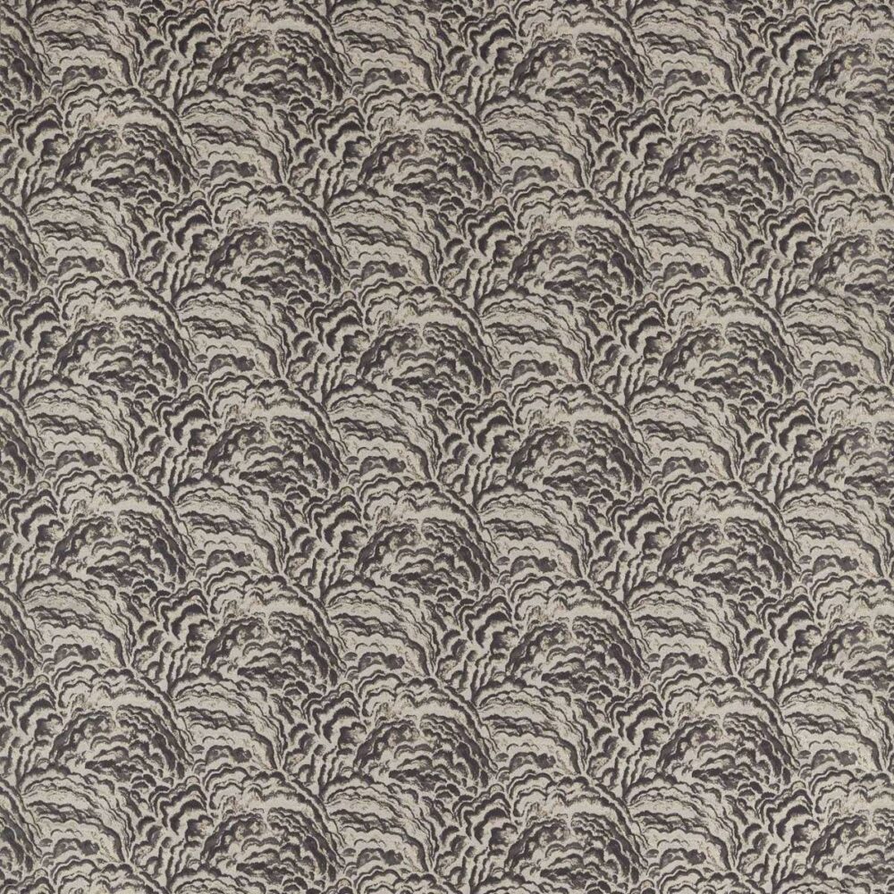 black-grey misc jacquard fabric from Clarke & Clarke