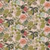 multicolour botanical velvet-chenille fabric from Clarke & Clarke