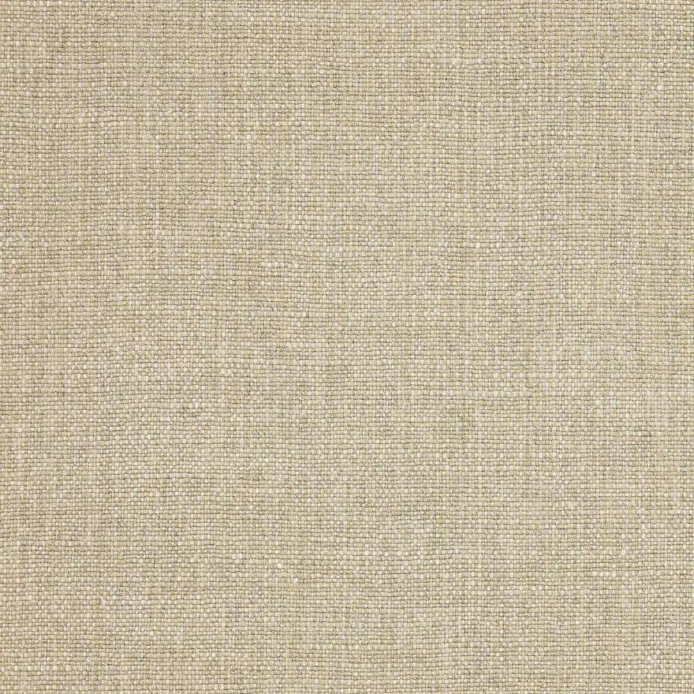 Conway Fabric - Flax by brown plain woven fabric from Colefax & Fowler