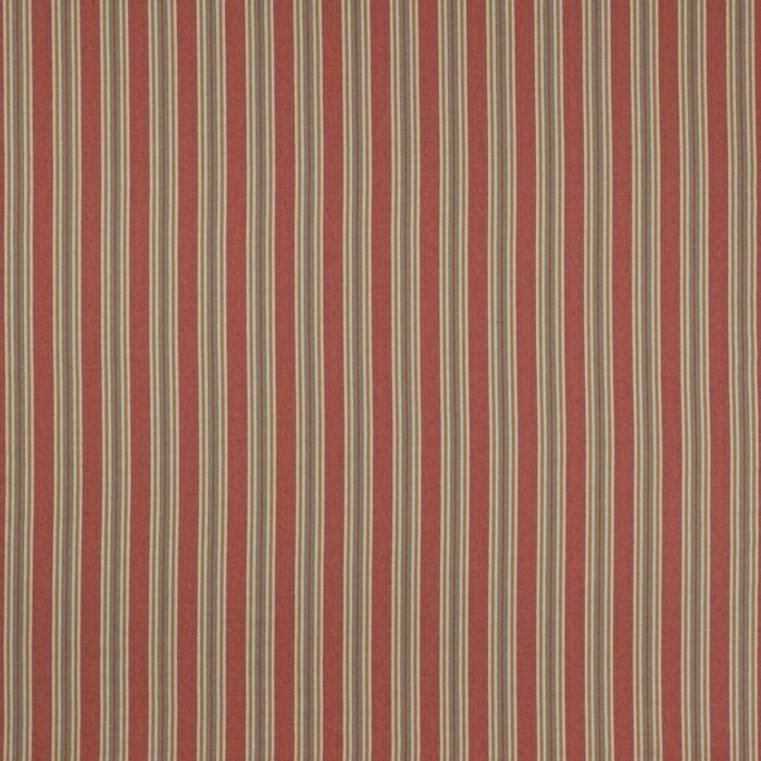 Gillan Stripe Fabric - Red swatch