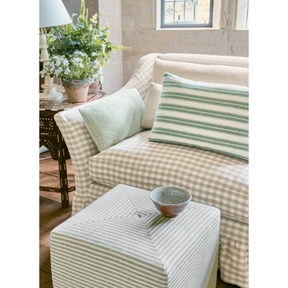Jay Check Fabric - Old Blue by Jay Check Fabric - Old Blue from