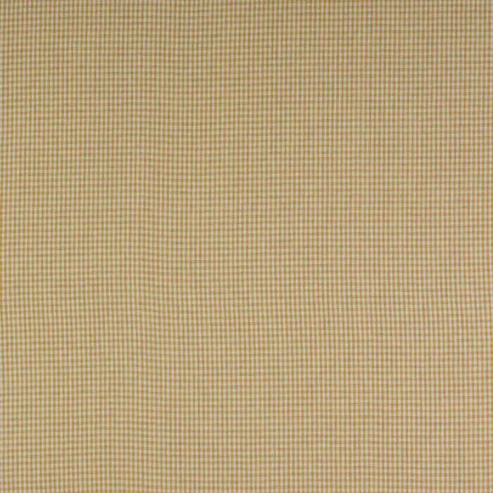 Jay Check Fabric - Gold swatch