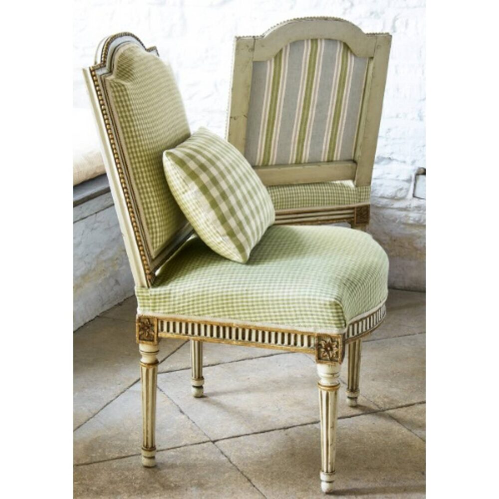 Jay Check Fabric - Gold from