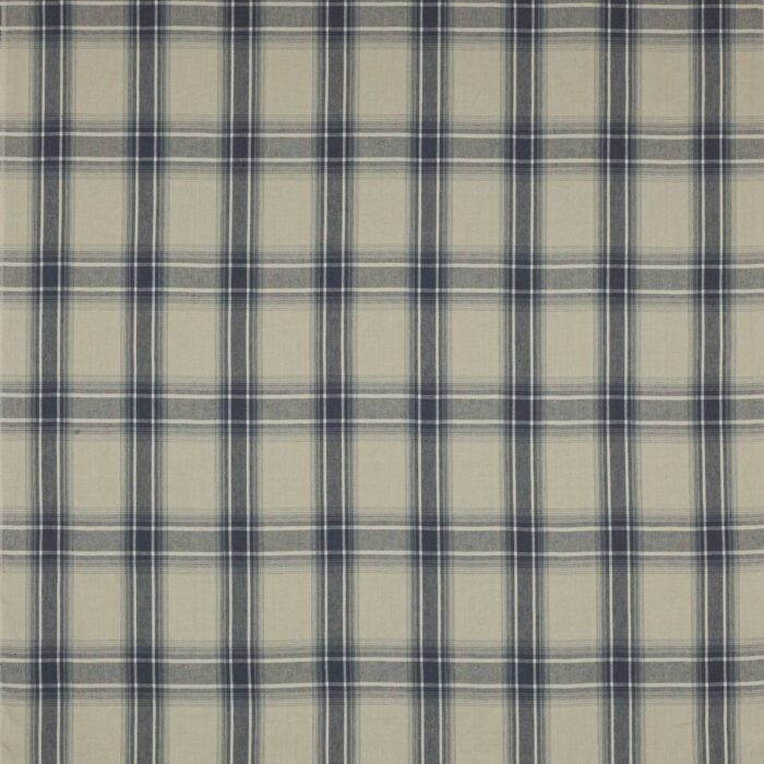 Lamorna Check Fabric - Navy swatch