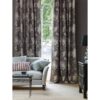 blue checked linen fabric from Colefax & Fowler