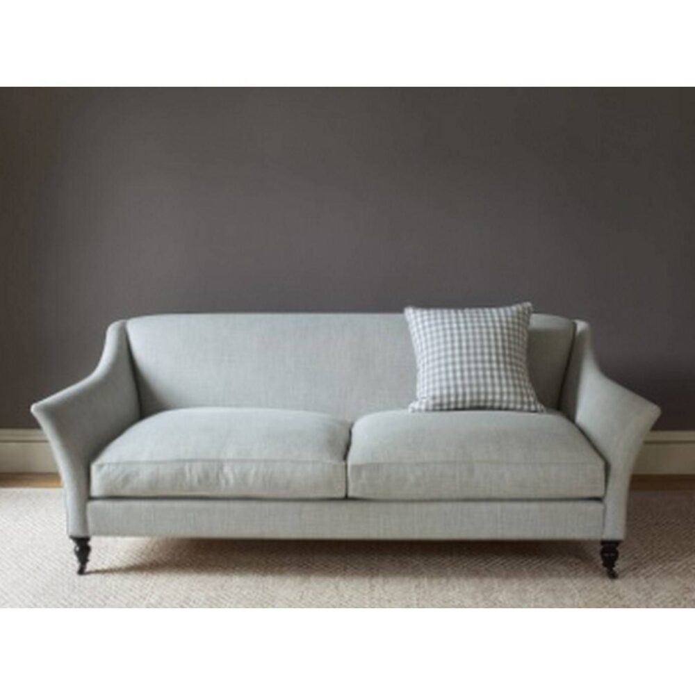 Lamorna Check Fabric - Old Blue by Lamorna Check Fabric - Old Blue from