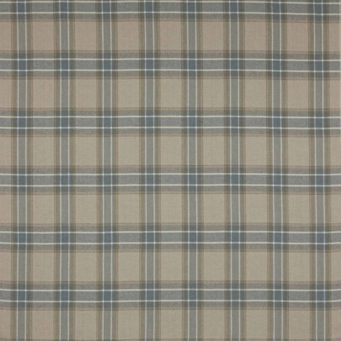 Lamorna Check Fabric - Blue swatch